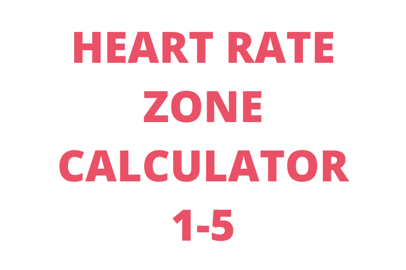 Calculator zone heart rate