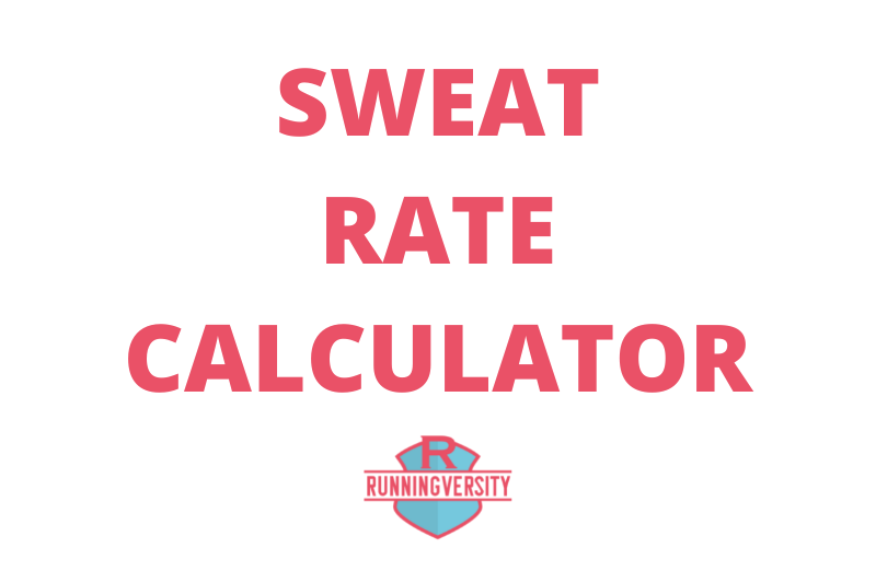 Sweat rate calculator